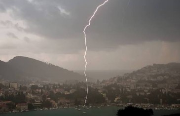 Snimali oluju, a onda je munja udarila nekoliko metara od njih