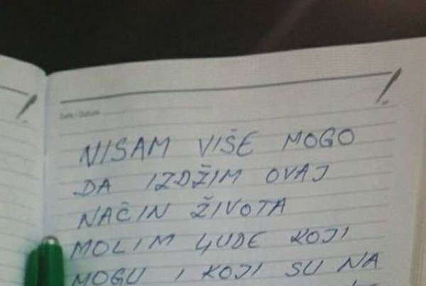 Objavljeno šokantno pismo Goraždanina, koji je digao ruku na sebe