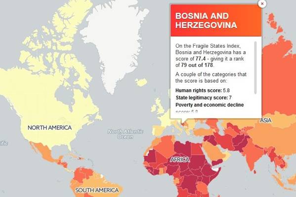 Najgore zemlje svijeta: Bolje da i ne gledate gdje se nalazi BiH