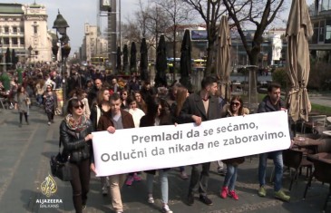 Mladi Beograđani protiv veličanja ratnih zločinaca… Pogledajte šta su uradili…