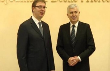 Vučić u Mostaru: Ne znam zašto je Izetbegović uvrijeđen presudom Karadžiću, to sam mogao biti samo ja ili Dodik