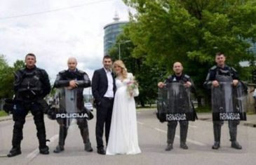 Banjalučani svadbom prkosili protestima