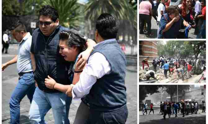 KATASTROFALAN POTRES U MEKSIKU: Najmanje 70 osoba je poginulo, urušilo se 27 zgrada u glavnom gradu, spasioci pretražuju ruševine