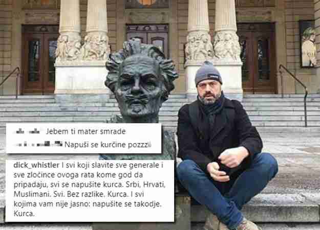 Hrvati napali Sergeja Trifunovića zbog objave o Praljku, on poručio: “Je*em mater svim zločincima”
