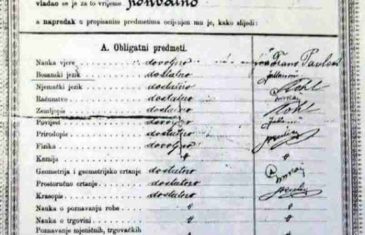 HISTORIJSKI DOKAZI: Građani BiH 1900. godine u školama izučavali bosanski jezik