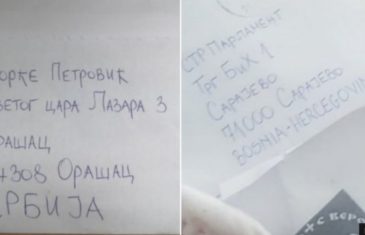 Ekskluzivni detalji: Policija na nogama… Evo odakle je u Parlament BiH stigla koverta s metkom i četničkim simbolom