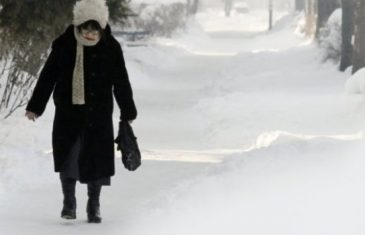 ZATRPAĆE NAS SNIJEG! METEOROLOZI IZDALI NOVO UPOZORENJE: Stiže nam i olujni vjetar! ZIMA ZADAJE POSLJEDNJI UDARAC!