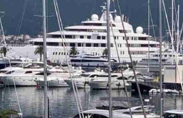 Najveća jahta na svijetu uplovila u Porto Montenegro: Pripada šeiku Bin Zajedu i neopisivo je luksuzna (VIDEO)