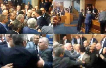 IMAMO NOVE SNIMKE HAOSA: Pogledajte šta se sinoć dešavalo u Skupštini Crne Gore (VIDEO)
