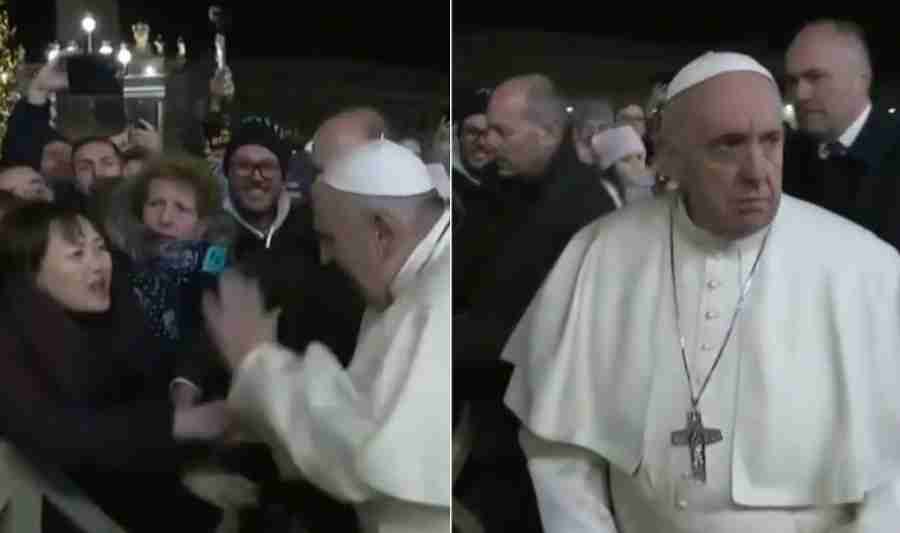O OVOME BRUJI CIJELI SVIJET: Papa Franjo se toliko naljutio na hodočasnicu da ju je UDARIO, pogledajte što se dogodilo…