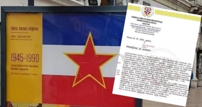 Zastava SFRJ u Rijeci izazvala burne reakcije: Saopštenje braniteljske udruge nešto je najnepismenije ikad