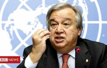 Guterres upozorava: Čovječanstvo je postalo “oružje za masovno uništenje” planete