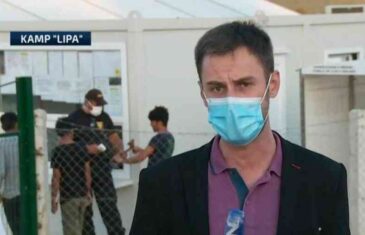 ČUVAJ SE, RASIME: Migrant tokom javljanja reportera N1 osiguranju predao…