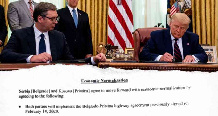 PIŠI PROPALO: Vašingtonski sporazum je samo spisak želja koje su Vučić i Hoti počeli tumačiti i prije nego što su došli kući…