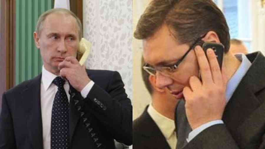 PRVI PUT NAKON WASHINGTONA: Evo o čemu su jutros razgovarali Vučić i Putin…