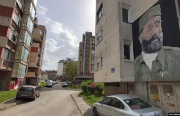 PRAVO LICE REPUBLIKE SRPSKE: Mural Draže Mihailovića pored mjesta s**ovanja i ubijanja bošnjačkih civila