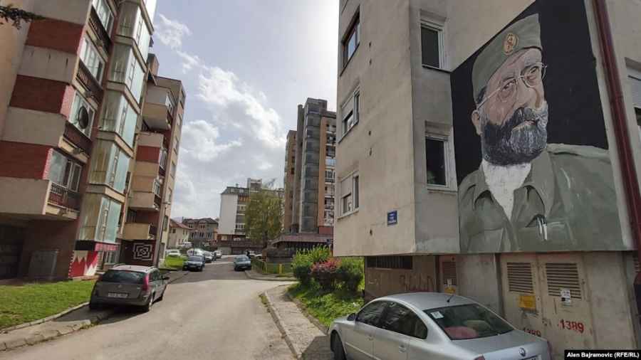 PRAVO LICE REPUBLIKE SRPSKE: Mural Draže Mihailovića pored mjesta s**ovanja i ubijanja bošnjačkih civila