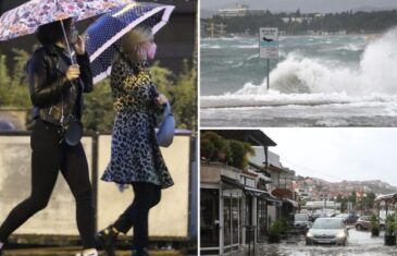 STIŽE OLUJA, PLJUSKOVI, GRMLJAVINA…: Prvo će temperature biti ekstremno visoke, a onda slijede poplavljene rive i valovi od četiri metra