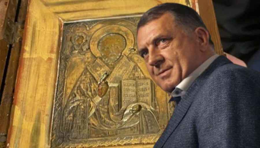 AMBASADA UKRAJINE U BIH TRAŽI OBJAŠNJENJE: Novi poziv Miloradu Dodiku da vrati ikonu…