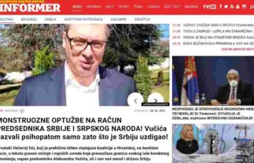TEKST U ZAGREBAČKOM “VEČERNJAKU” DIGAO SRBIJU NA NOGE: “Vučić je bio i ostao četnik huškač”!