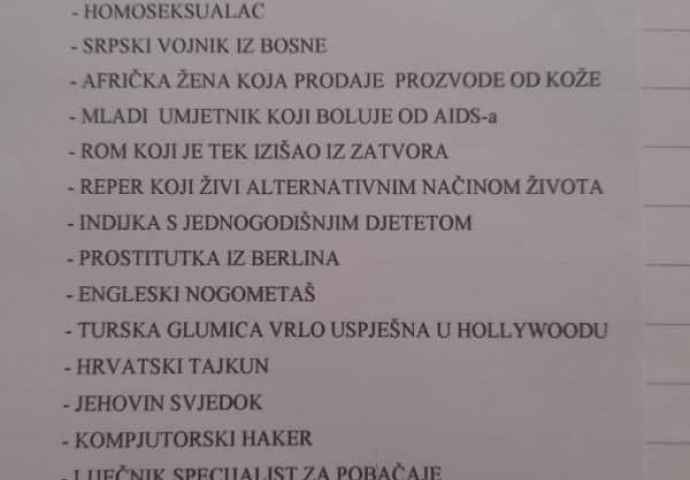 Cijela Hrvatska bruji o ovome, zadatak učenicima na vjeronauci: Da li bi radije sjedili pored srpskog vojnika iz Bosne, p**stitutke, Roma koji je tek izašao iz zatvora… OGLASILA SE I ŠKOLA