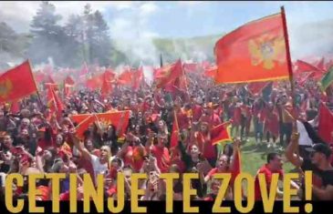 Cetinjani bh. patriotskom pjesmom ‘Vojnik sreće’ pozivaju na demonstracije: Dino Merlin odjekuje Crnom Gorom