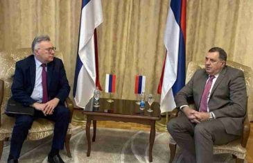 Dodik nakon sastanka sa ruskim ambasadorom: Vratiti nadležnost za Izborni zakon