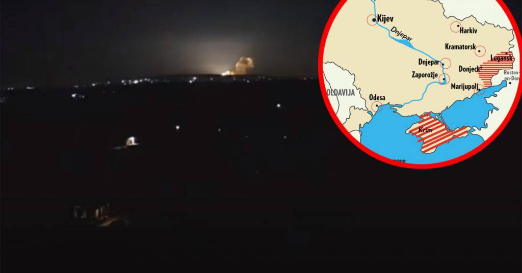Eksplozije od ranog jutra odjekuju diljem Ukrajine: Karta pokazuje gdje su sve Rusi dosad napali