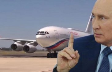 Putinov ‘avion Sudnjeg dana’ snimljen u letu iznad Moskve: ‘Leteći Kremlj’ omogućuje naređivanje nuklearnih napada iz zraka