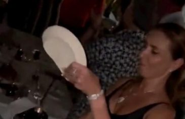Supruga Dmitrija Peskova u Grčkoj na odmoru lomi tanjire i uživa, a pod sankcijama je