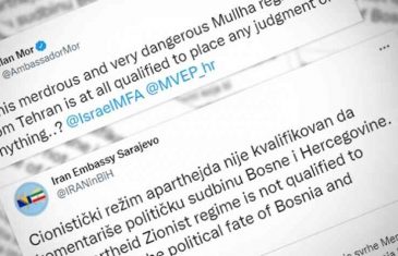 TEŠKE RIJEČI I UVREDE: Iranski i izraelski diplomati se na Twitteru svađaju zbog izbornog zakona u BiH