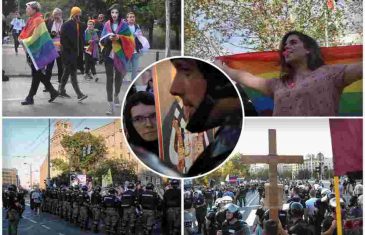 Haos u Beogradu: Ulice u centru grada zatvorene. Protivnici Pride-a gađali automobile, ima i uhapšenih…