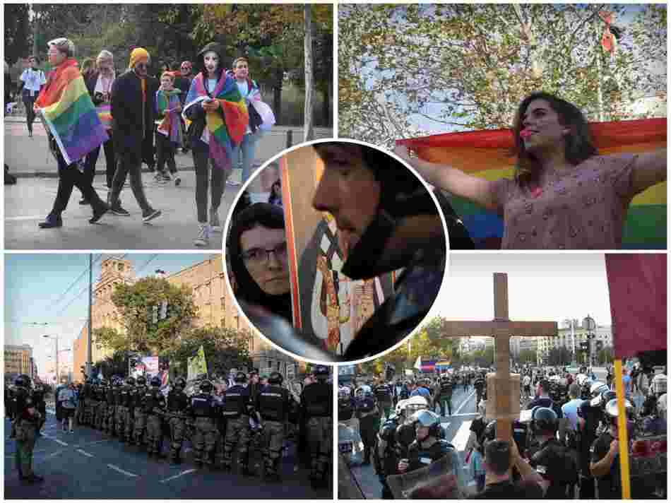 Haos u Beogradu: Ulice u centru grada zatvorene. Protivnici Pride-a gađali automobile, ima i uhapšenih…