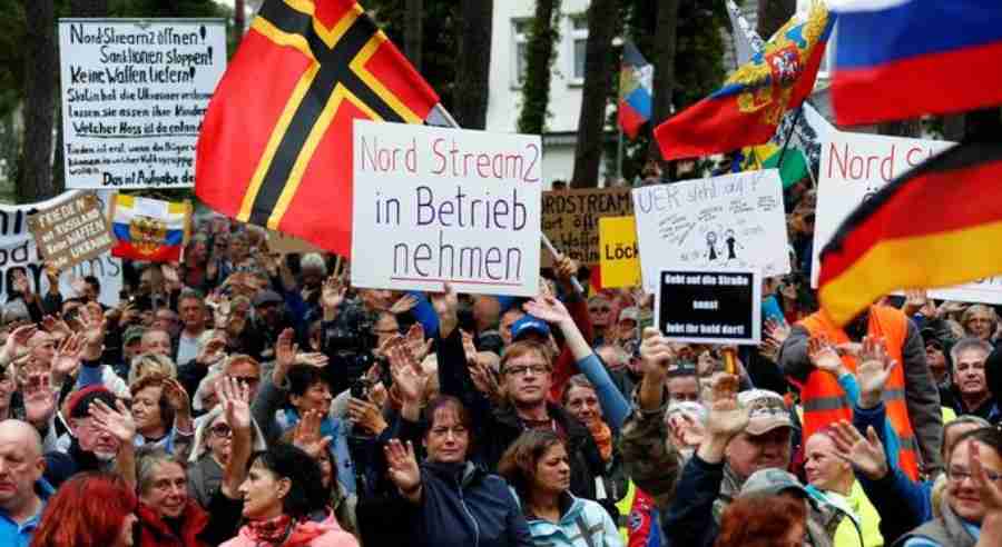 “OTVORIMO SJEVERNI TOK”: Desetine hiljada ljudi na protestima u Njemačkoj protiv visokih cijena električne energije
