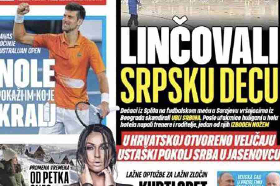 HUŠKA SE, HUŠKA: Pogledajte monstruozne naslovnice Vučićevih medija, nakon incidenta na Ilidži…