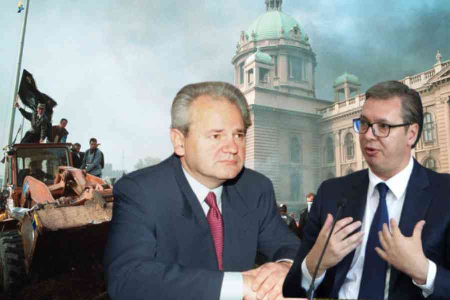 PROPAGANDNI TRIK ILI SLUČAJNOST: Vučić jutros poslao gotovo identičnu poruku kao Miloševićev neposredno pred svrgavanje