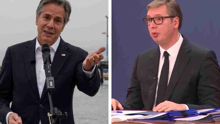 PREDSJEDNIK SRBIJE OVO JE PREŠUTIO: Evo šta je Anthony Blinken poručio Aleksandru Vučiću…