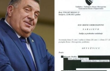 Tužilaštvo BiH javno objavilo optužnicu protiv Milorada Dodika: Evo zašto je tačno optužen predsjednik RS!