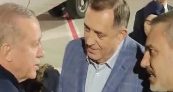 Slučajni susret Erdogana i Dodika: Turski predsjednik se iznenadio, o čemu su razgovarali?