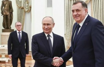 Njemački FAZ piše: Kremlj je zatečen Dodikovim dolaskom u Moskvu