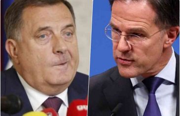 DODIKU TEŠKO PALE PORUKE PRVOG ČOVJEKA NATO SAVEZA: “Ali, poštovani gospodine Rute, nemoguće je…”