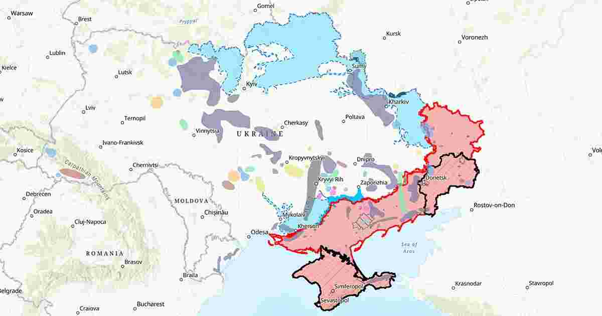 Pogledajte karte. Ovako bi Ukrajina izgledala prema Trumpovom planu za kraj rata