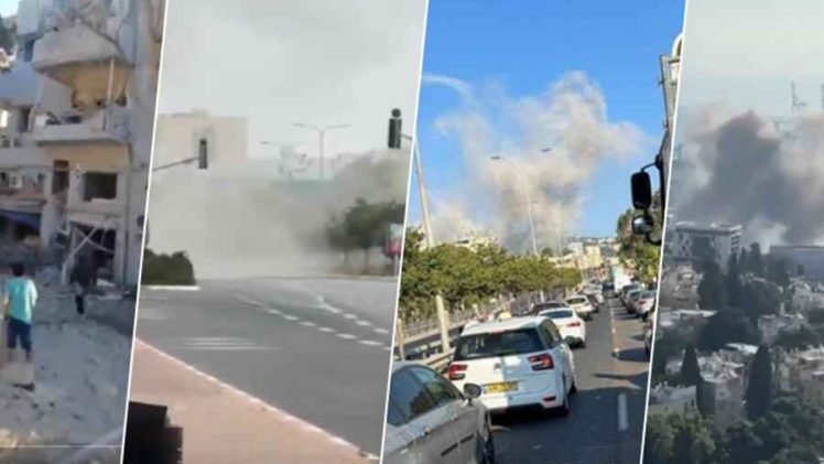 ZASTRAŠUJUĆE SNIMKE S BLISKOG ISTOKA: Iran izveo najžešći udar na Izrael od početka rata, gore Tel Aviv, Haifa…
