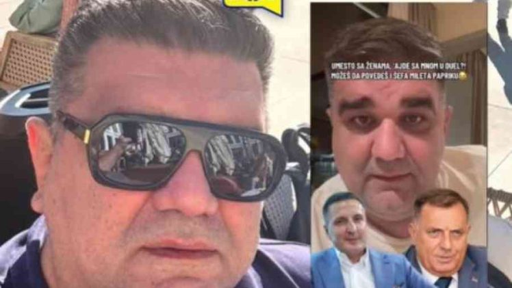 NASTAVLJA SE RAT ACE LUKASA I MILORADA DODIKA: Saša Mirković pozvao – “Ajde majstore, ako si muško, ako imaš hrabrosti…”