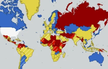 Amerika objavila mapu rizičnih zemalja za putovanje, evo kako procjenjuju situaciju u BiH