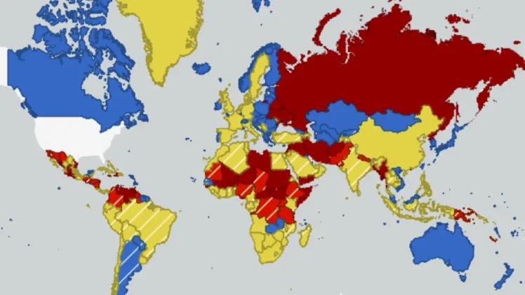 Amerika objavila mapu rizičnih zemalja za putovanje, evo kako procjenjuju situaciju u BiH