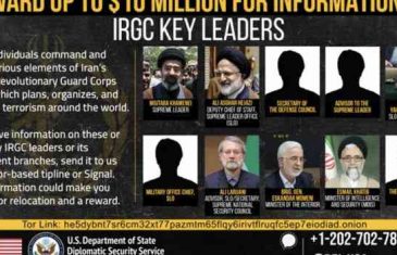 SAD raspisao lov na Khameneijeve ljude: 10 miliona dolara za informacije o 10 ključnih ljudi Irana