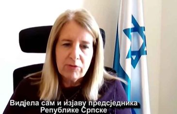 IZRAELSKA AMBASADORICA GALIT PELEG UZBURKALA JAVNOST: Milorada Dodika nazvala “predsjednikom RS-a”, spominjala Banja Luku i Sarajevo…