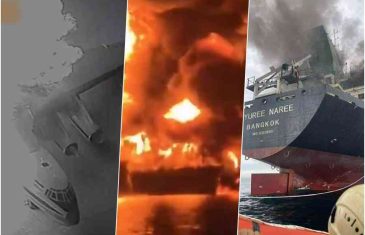 ZASTRAŠUJUĆE SNIMKE S BLISKOG ISTOKA: Gore brodovi u Perzijskom zaljevu, haos u Izraelu nakon novih iranskih napada, Amerikanci izveli masovni napad balističkim raketama…