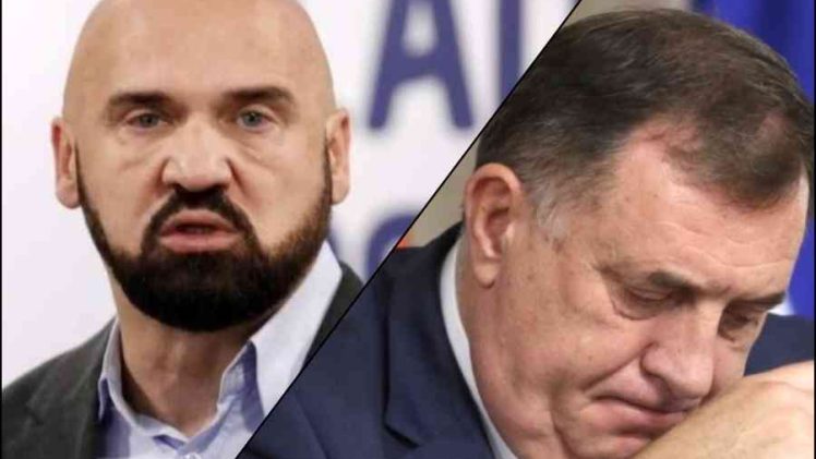 RAMO ISAK “RAZMONTIRAO” DODIKA: “A što se tiče ‘ujedinjenja’, jedino u čemu si zaista pokazao sposobnost jeste ujedinjenje sa Krivičnim zakonom…”